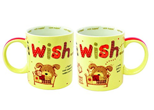 LOTS OF WOOF I WISH I WAS STILL IN BED ! MUG  CUP BOXED GIFT