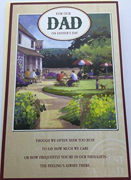 For OUR DAD On Father's Day Greeting Card