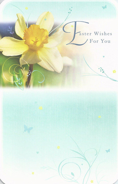 Easter Wishes for you Elegant Uk Greeting New card