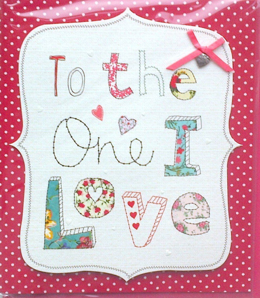 To the ONE I LOVE Handmade Valentine Card