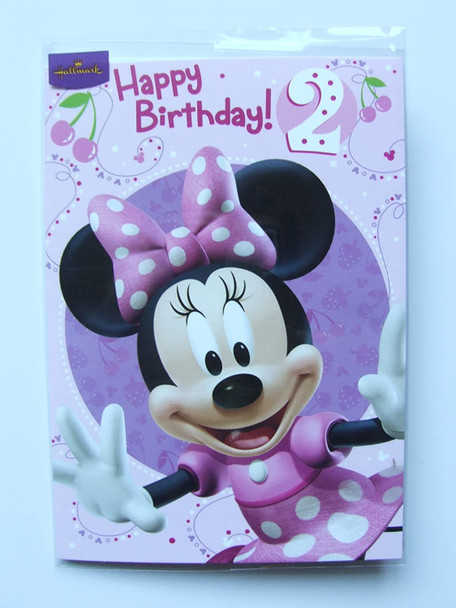 Disney Minnie Happy Birthday age 2 by Hallmark