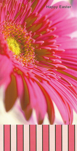 Happy Easter Bright Springtime Pink Flower New Uk Greeting card