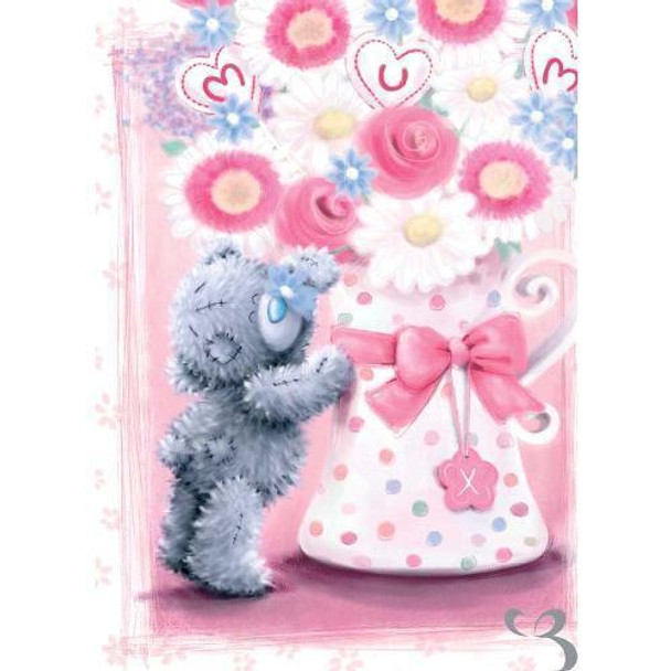 Mum Softly Drawn Me to You Bear Mothers Day Card