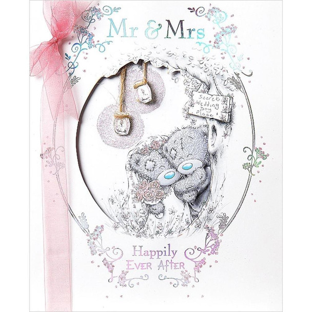 Mr & Mrs Handmade Wedding Day Cute Me To You Bear Love Couple New Card