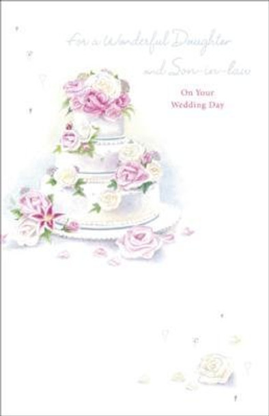 Wonderful Daughter and Son-In-Law Wedding Card