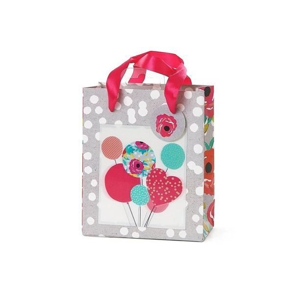 3D Small Floral Design Gift Bag Any Occasion Gifts Wrap