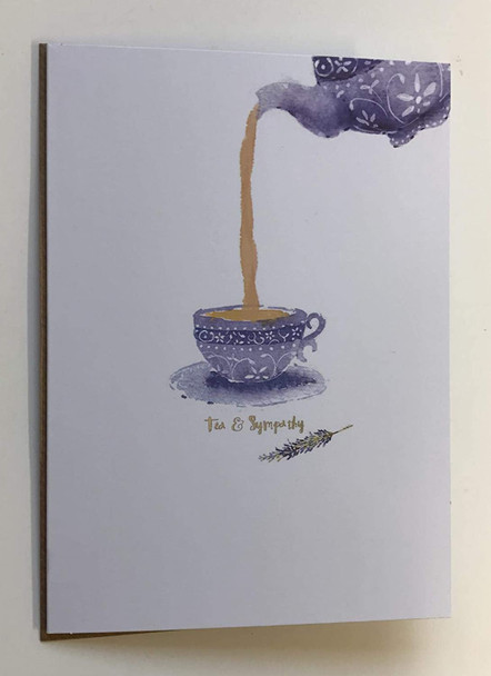 6 x Tea Pot Sympathy Cards