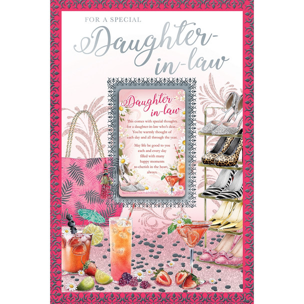 For A Special Daughter-in-law Keepsake Treasures Greeting Card