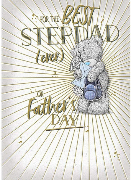 Me To You Bear Best Step Dad Ever Father's Day Card