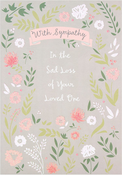 Hallmark Sympathy Card "Sad Loss"