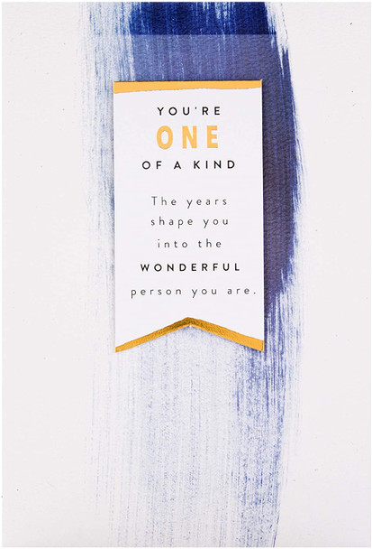 You're One Of a Kind Wonderful Person Open Card