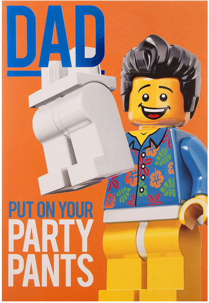 Father's Day Card for Dad from Hallmark Lego Humour Design
