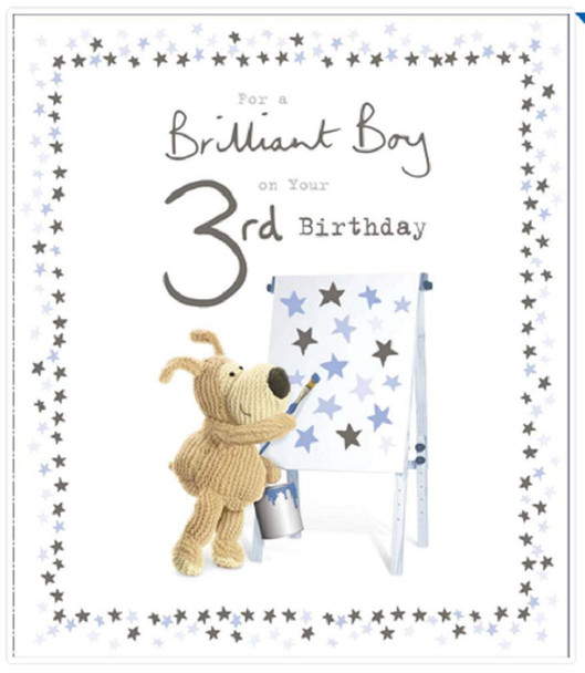 Boofle for a Brilliant Boy on Your 3rd Birthday Age 3 