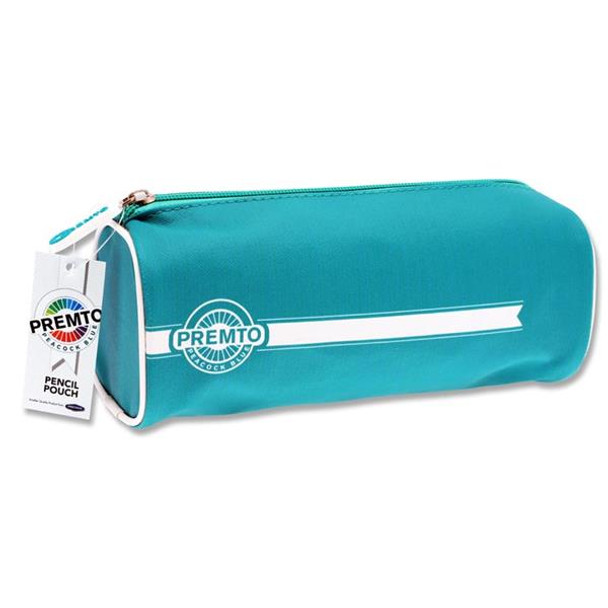 Peacock Blue Rectangular Pencil Case by Premto Peacock Blue Rectangular Pencil Case by Premto