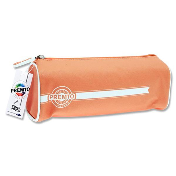 Flamingo Orange Rectangular Pencil Case by Premto