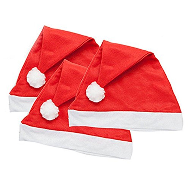 50 x Festive Christmas Felt Santa Hats