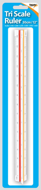 30cm/12 inch Triangular Scale Ruler