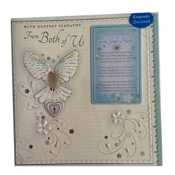 Sympathy Card With Keepsake From Both Of Us