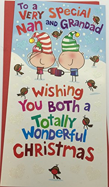 Nan and Grandad at Christmas (Humour) Christmas Card