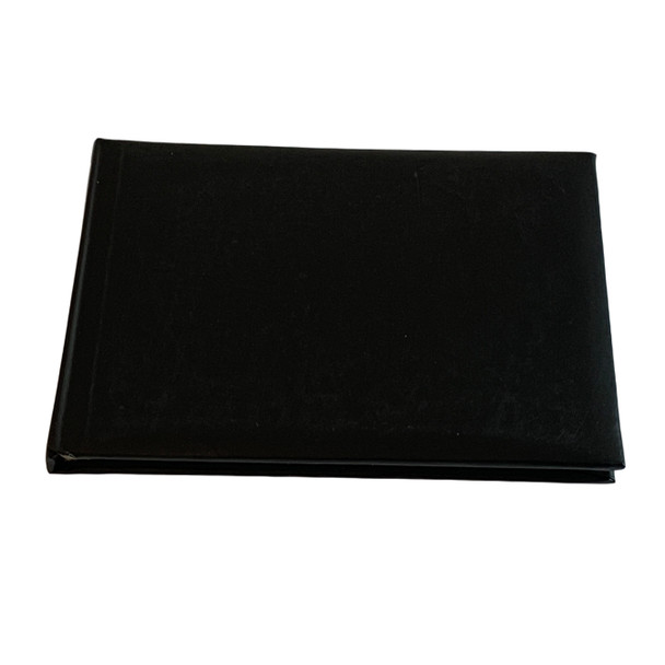 72 x Plain Cover Black Autograph Books by Janrax - Signature End of Term School Leavers