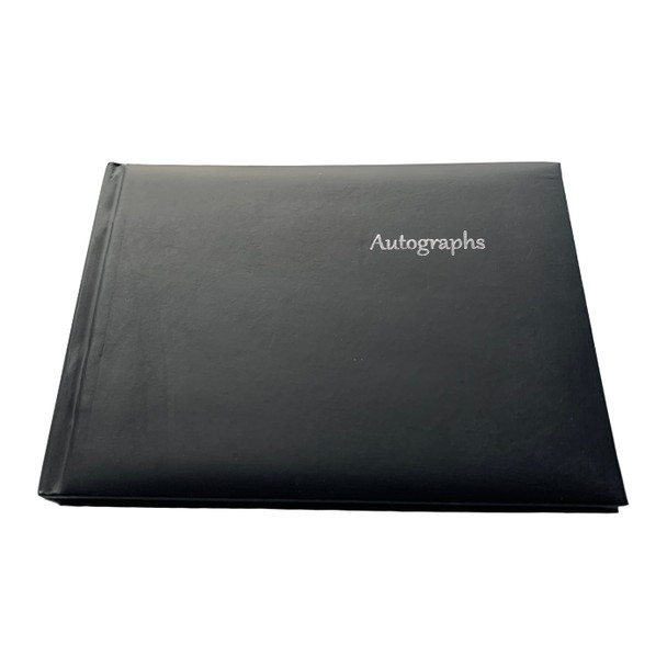 12 x Black Autograph Books by Janrax - Signature End of Term School Leavers