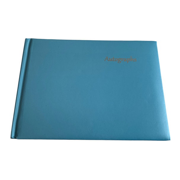 72 x Blue Autograph Books by Janrax - Signature End of Term School Leavers