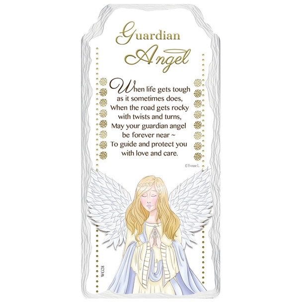 Guardian Angel Sentimental Handcrafted Ceramic Plaque
