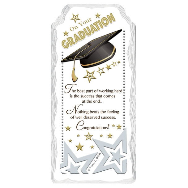 Congratulation On Your Graduation Sentimental Handcrafted Ceramic Plaque