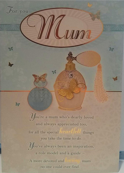 For You Mum Birthday Greeting Card