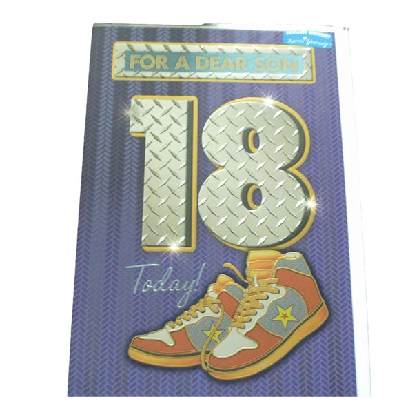 Son 18 Today! Birthday Card