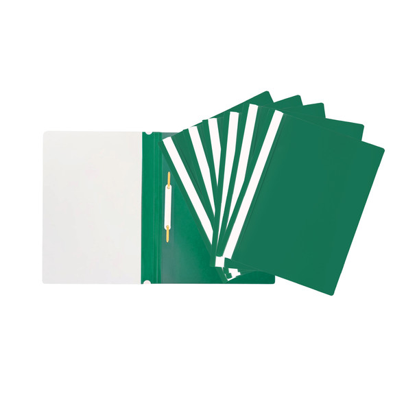 Pack of 60 Green A4 Project Folders by Janrax