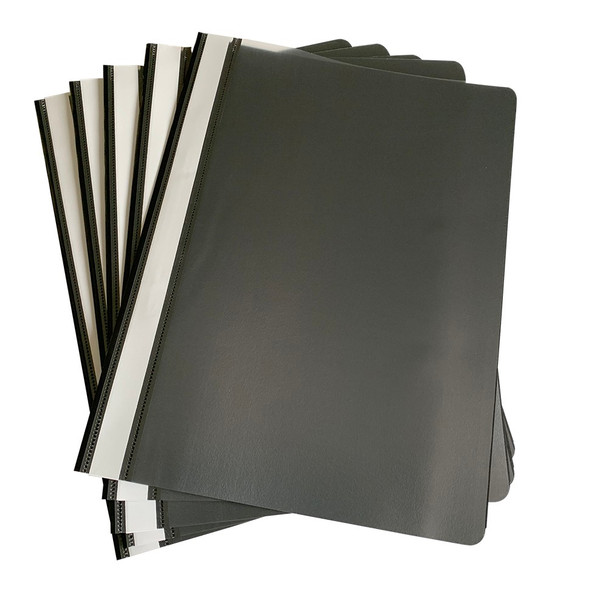 Pack of 120 Black A4 Project Folders by Janrax