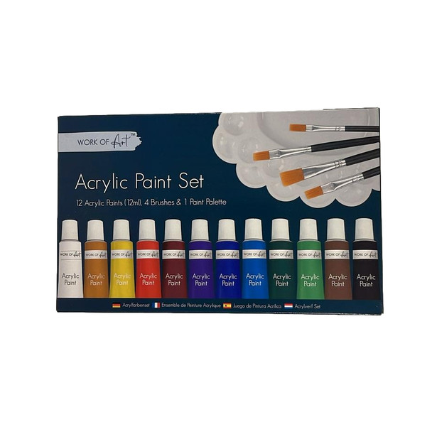 17 Pieces Artists Acrylic Paint Set