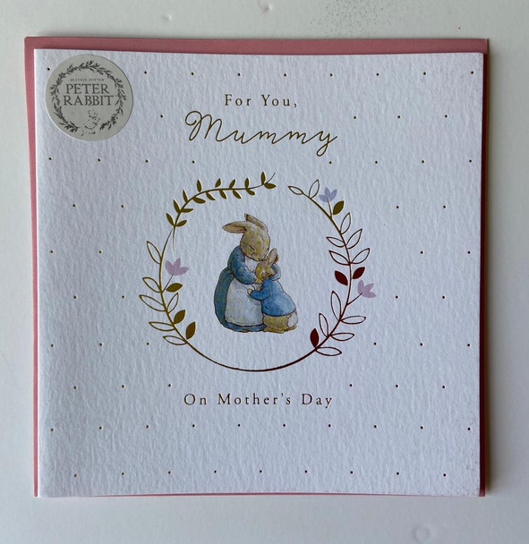 Peter Rabbit Mummy Mother's Day Card