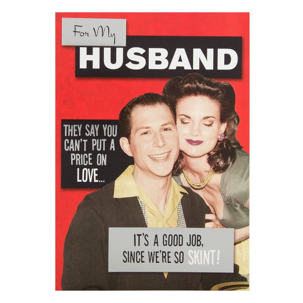 Hallmark Valentine's Day Card For Husband 'Put A Price On Love' - Medium