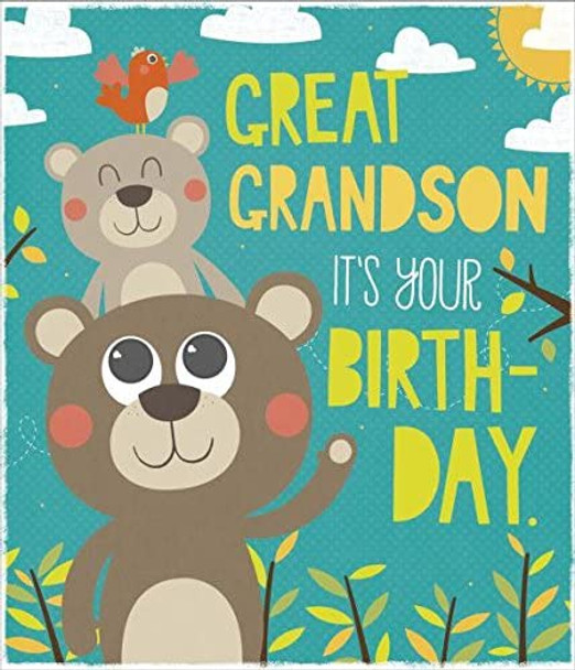 Jolly Creatures Great Grandson It's Your Birthday Greeting Card