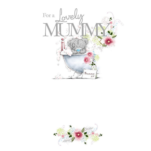 Me to You For a Lovely Mum Bathtub Mother's Day Card Tatty Teddy