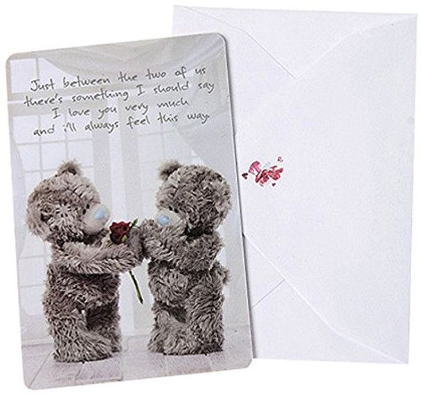 Me to You Bear Love Messages Card with Envelope