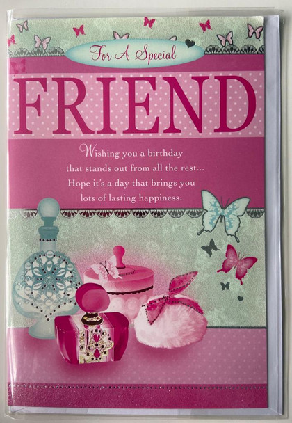 Special Friend Sentimental Verse Card For Her