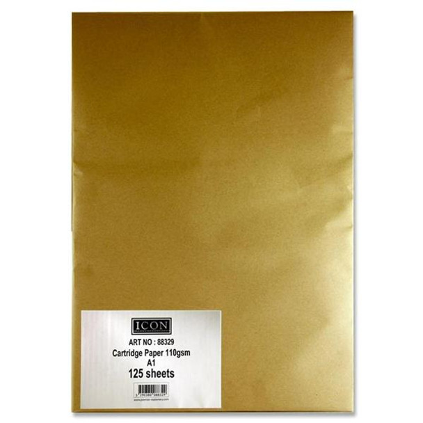 A1 125 Sheet Cartridge Paper 110Gsm by Icon 