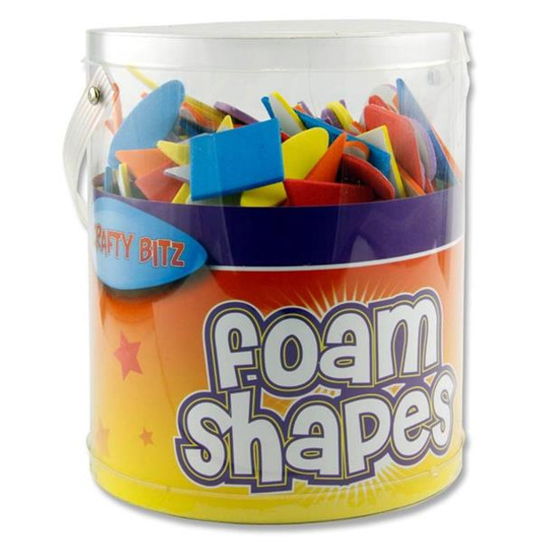 Tub of Foam Shapes 80g Stickers by Crafty Bitz 