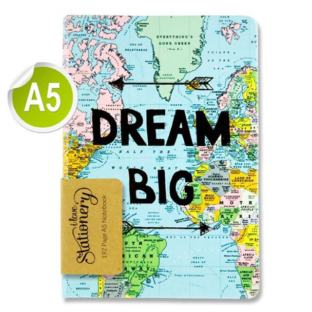 A5 192 Pages Big Dream Journal by I Love Stationery