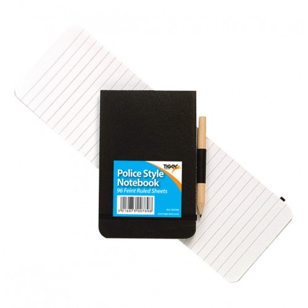 Police Style Notepads with Pencil - Notebook