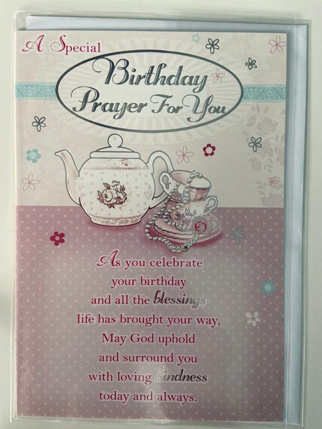 Religious Birthday Prayer For You Card For Her