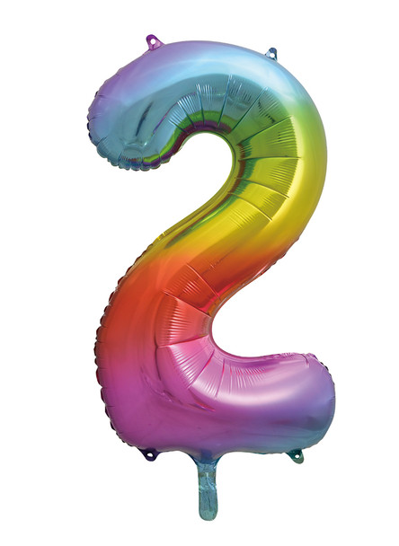 Giant Trendies Design 2 Number Balloon