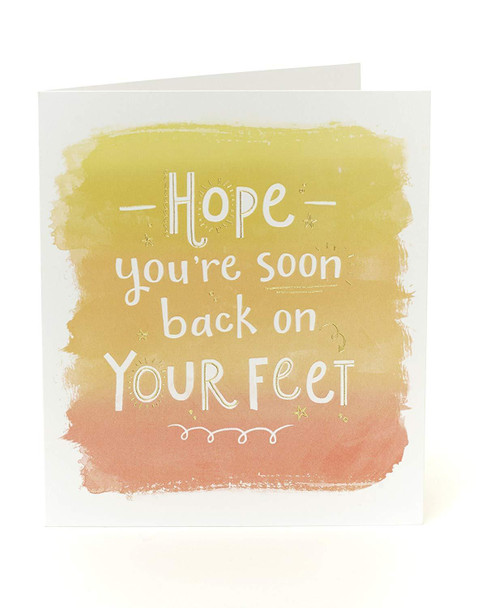 Watercolour Get Well Soon Card Watercolour Get Well Soon Card