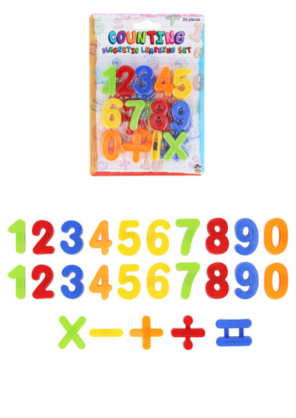 Pack of 26 4cm Magnetic Numbers Set
