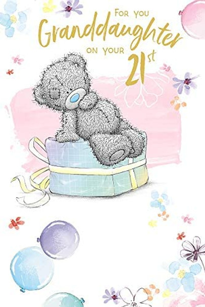 Granddaughter on Your 21st Birthday Greetings Card