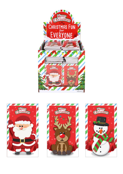 Mini Christmas Notebooks 9.3x5.5cm