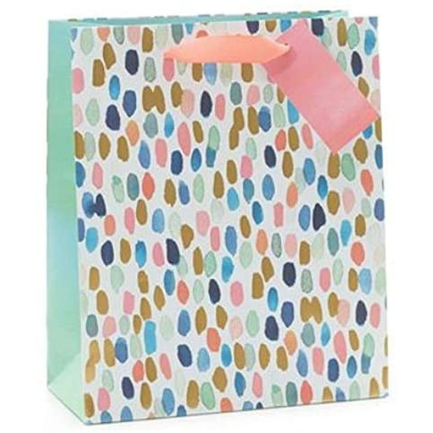 Medium Gift Bag with Paint Brush Strokes on